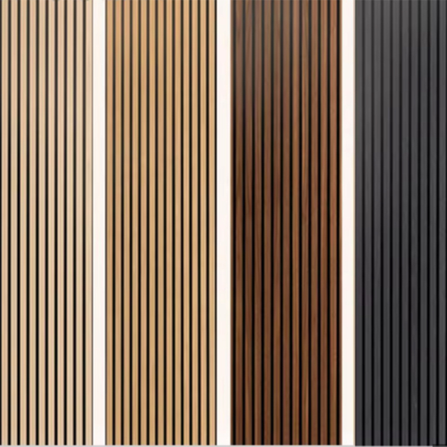 Oak Slatted Wall
