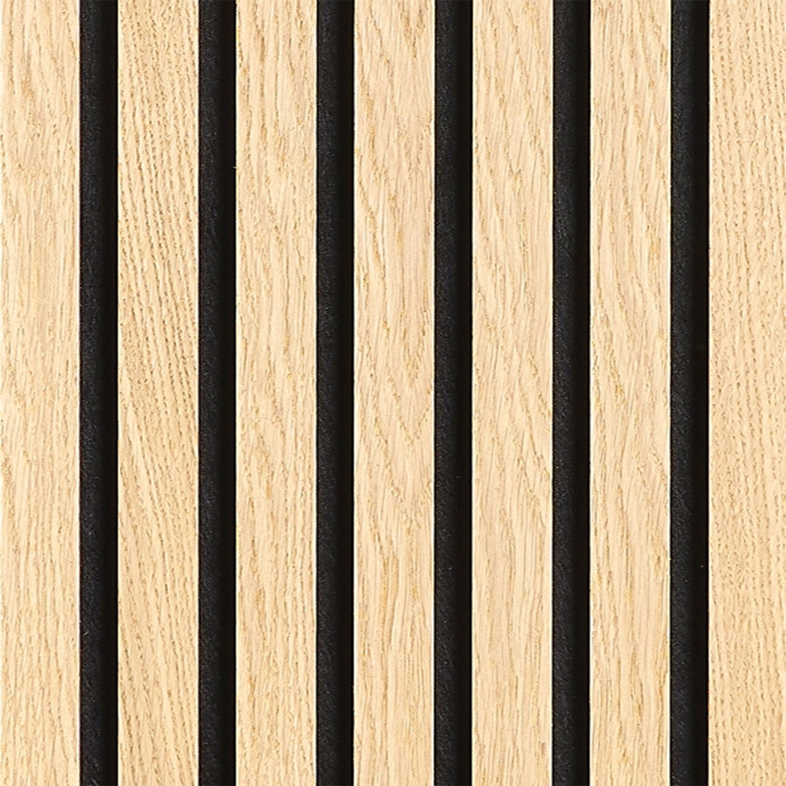 Oak Slats Wall