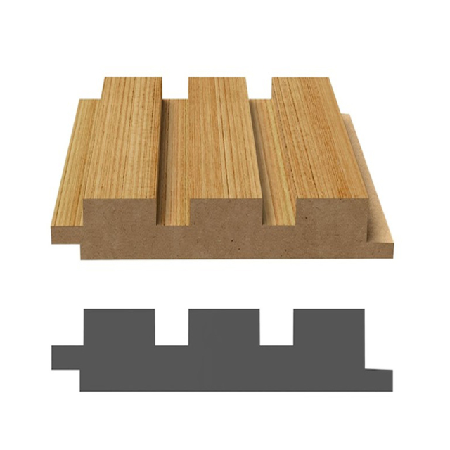 Oak wall Slats