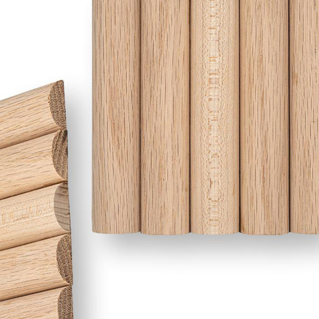 Fluted White Oak Panels