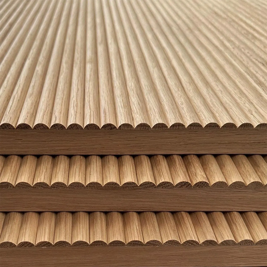 White Oak Tambour Panels