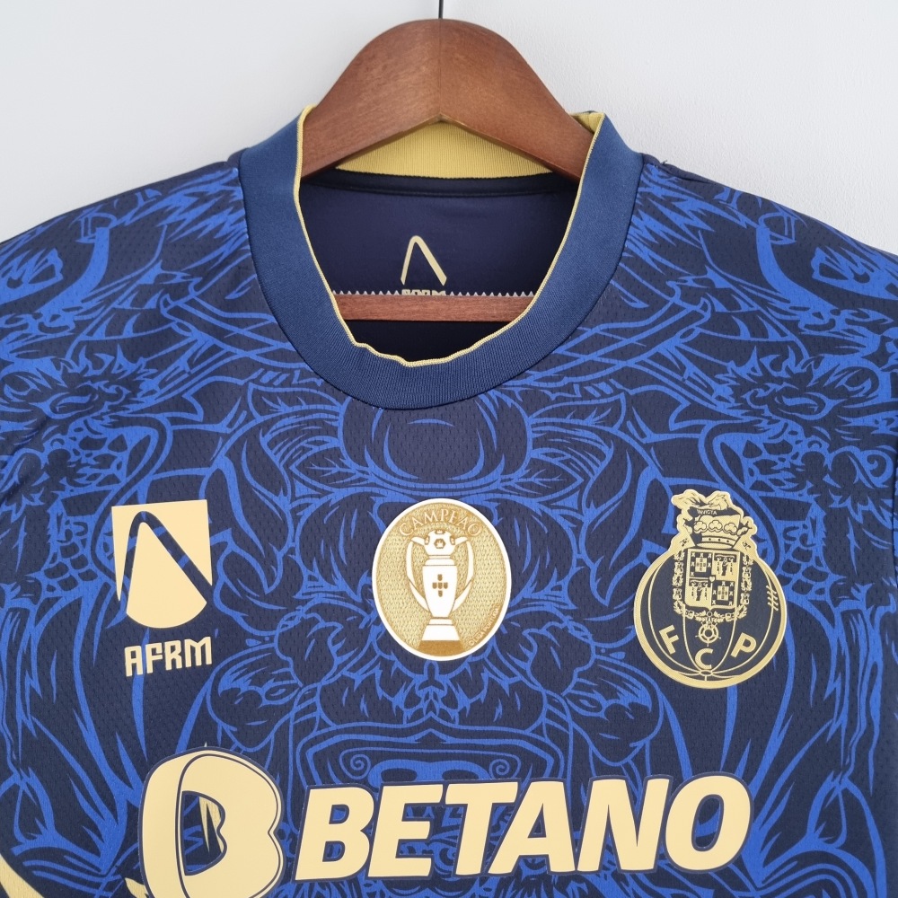 22∕23 Porto Special Edition Blue  retro Fan version