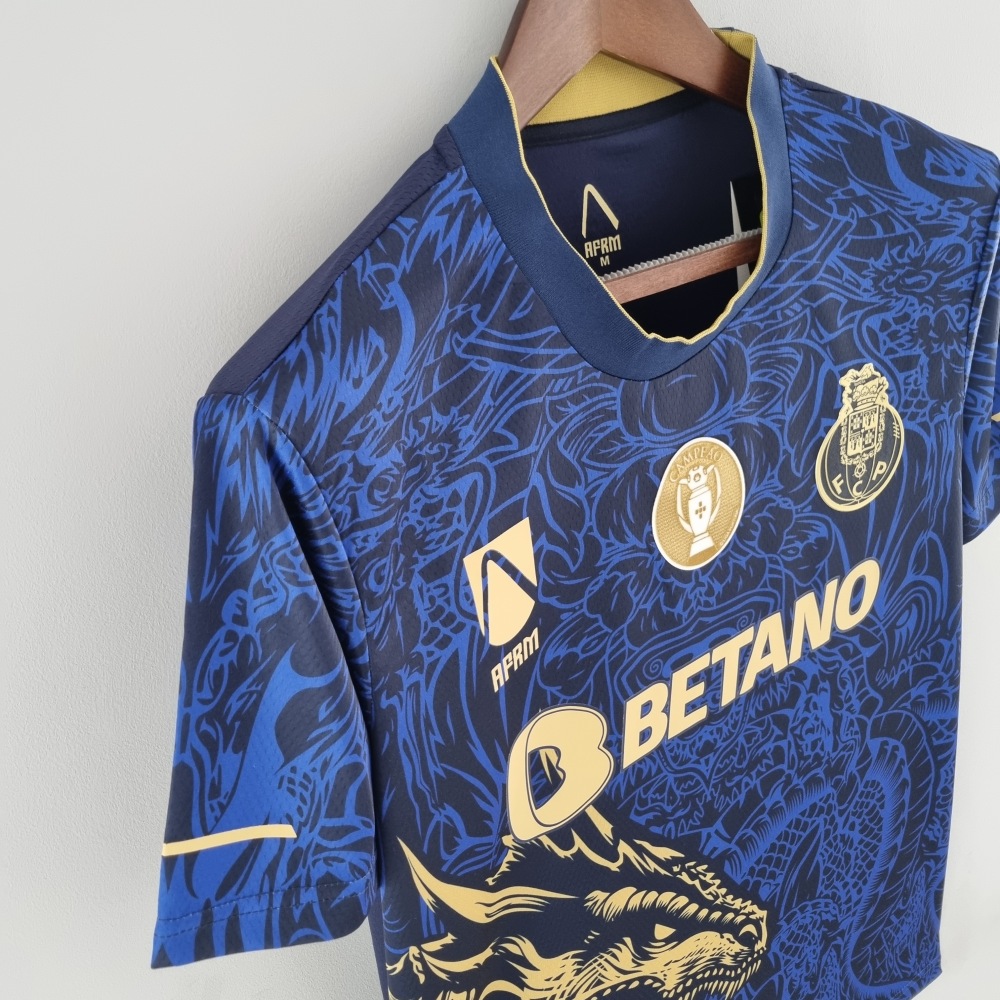 22∕23 Porto Special Edition Blue  retro Fan version