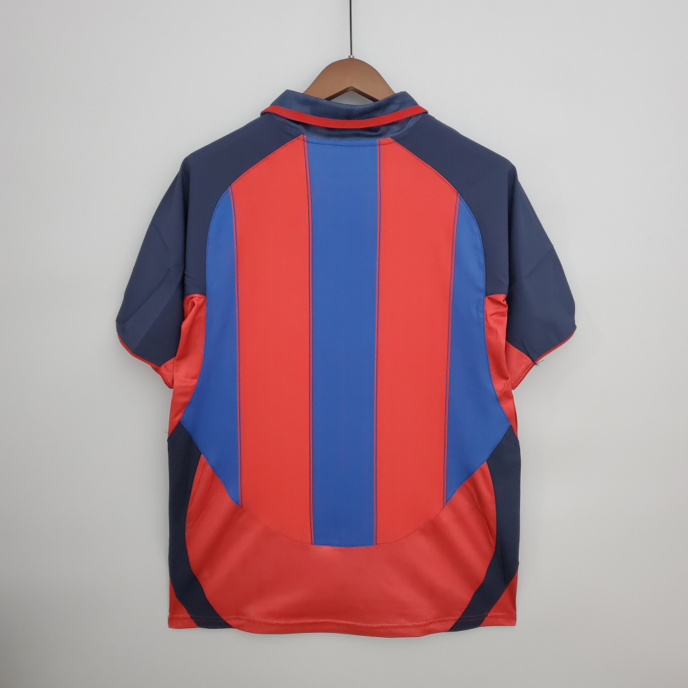 03∕04 Barcelona home retro Fan version
