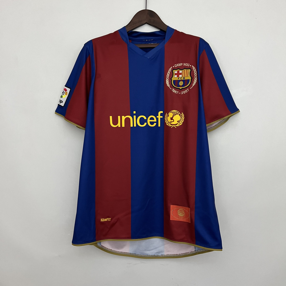 07/08 Barcelona home retro Fan version