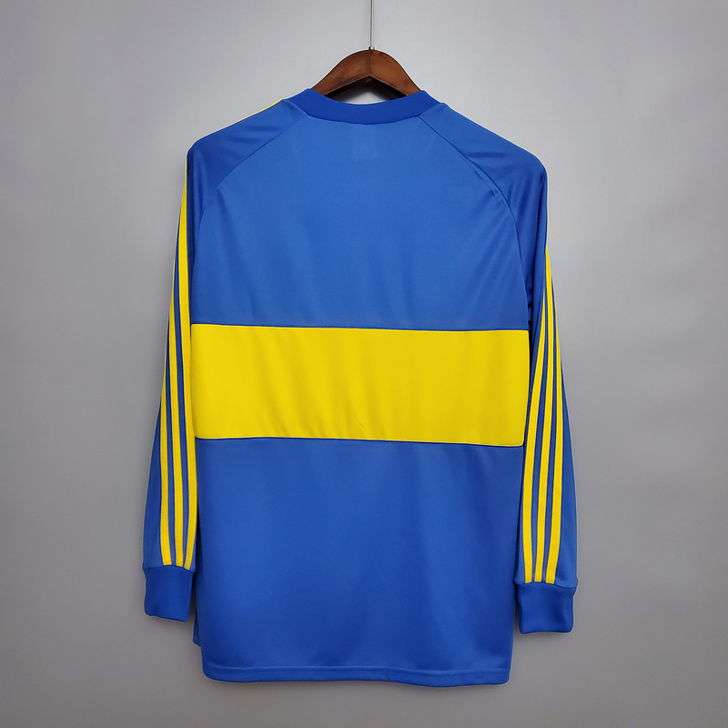 1981 Boca Juniors home Long sleeve retro Fan version