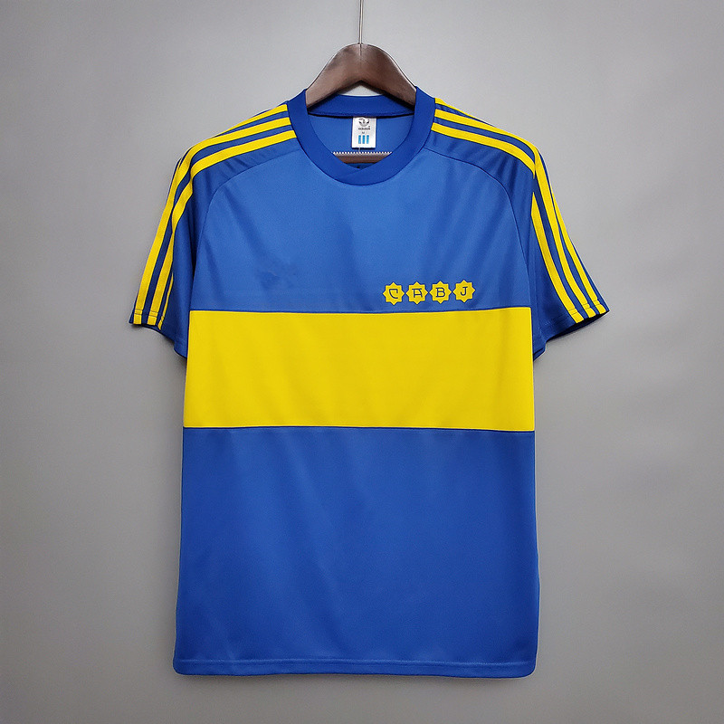 1981 Boca Juniors home retro Fan version