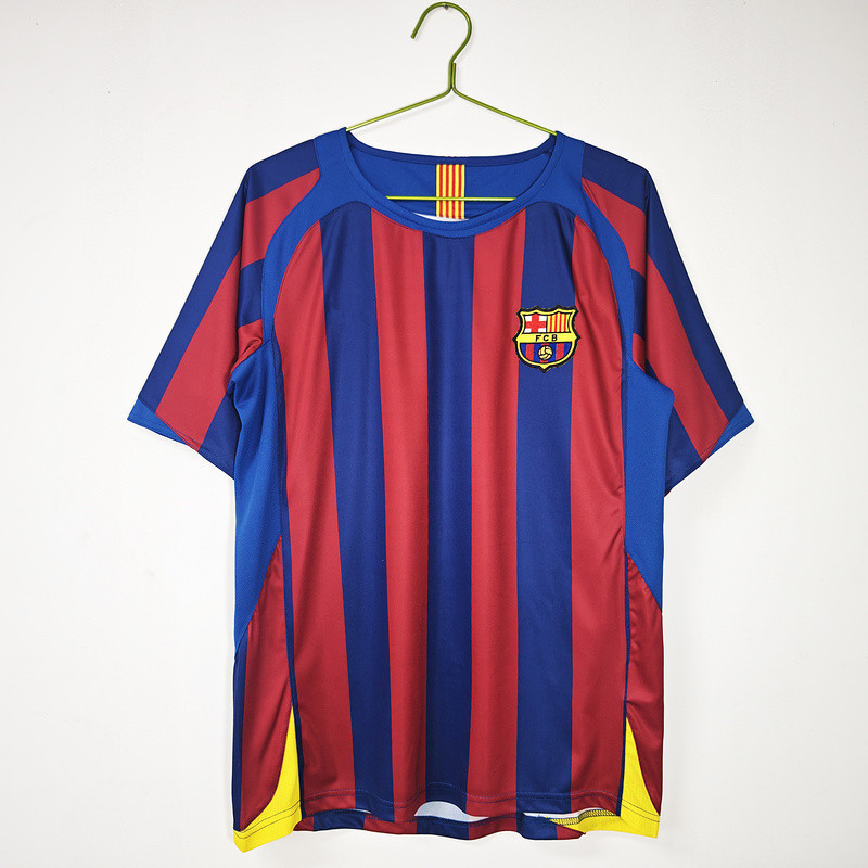 05∕06 Barcelona home retro Fan version