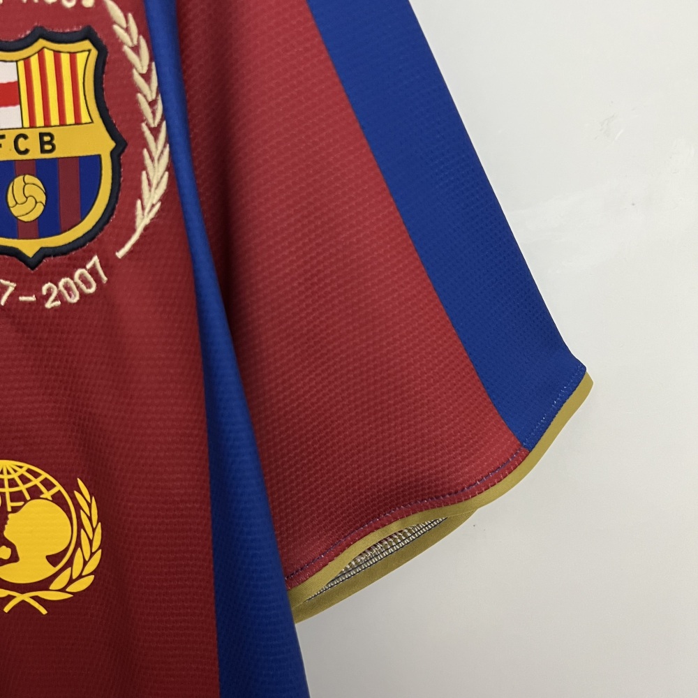 07/08 Barcelona home retro Fan version