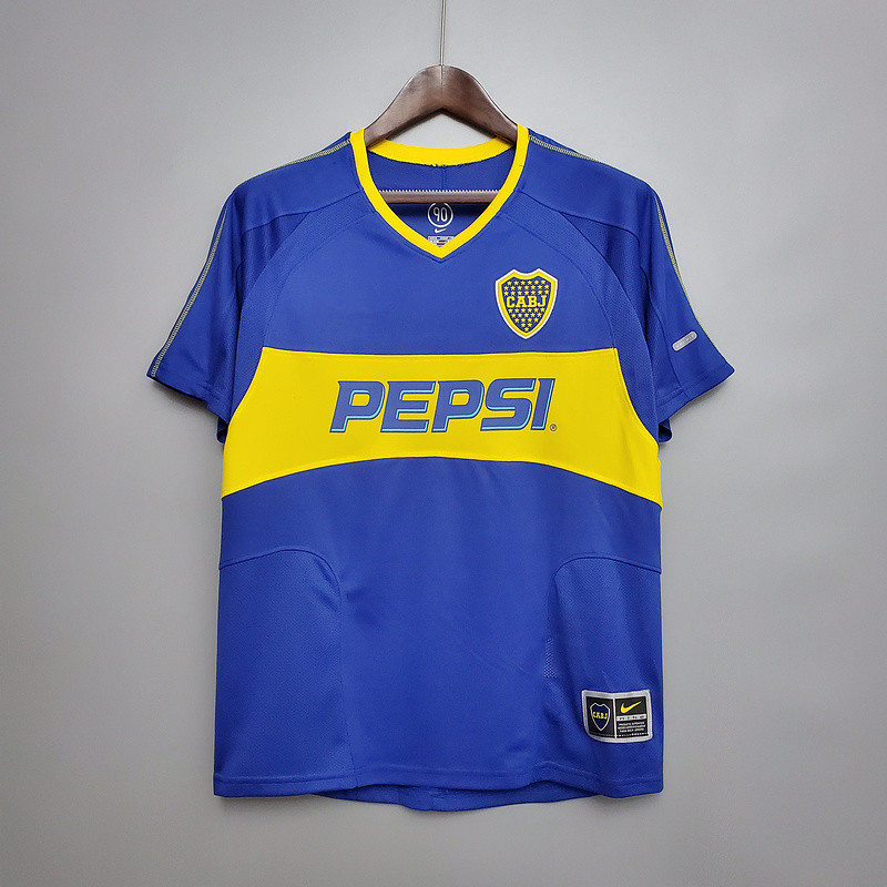 03∕04 Boca Juniors home retro Fan version