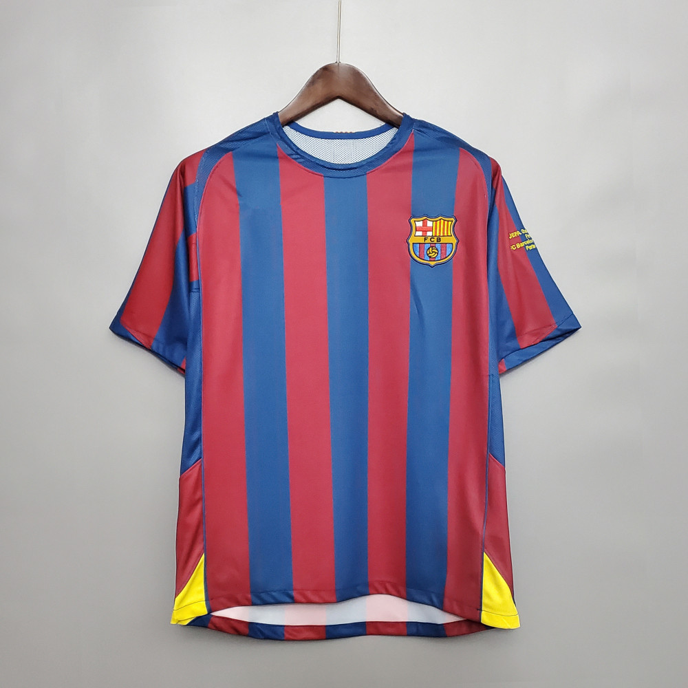 05∕06 Barcelona home UEFA Champions League retro Fan version