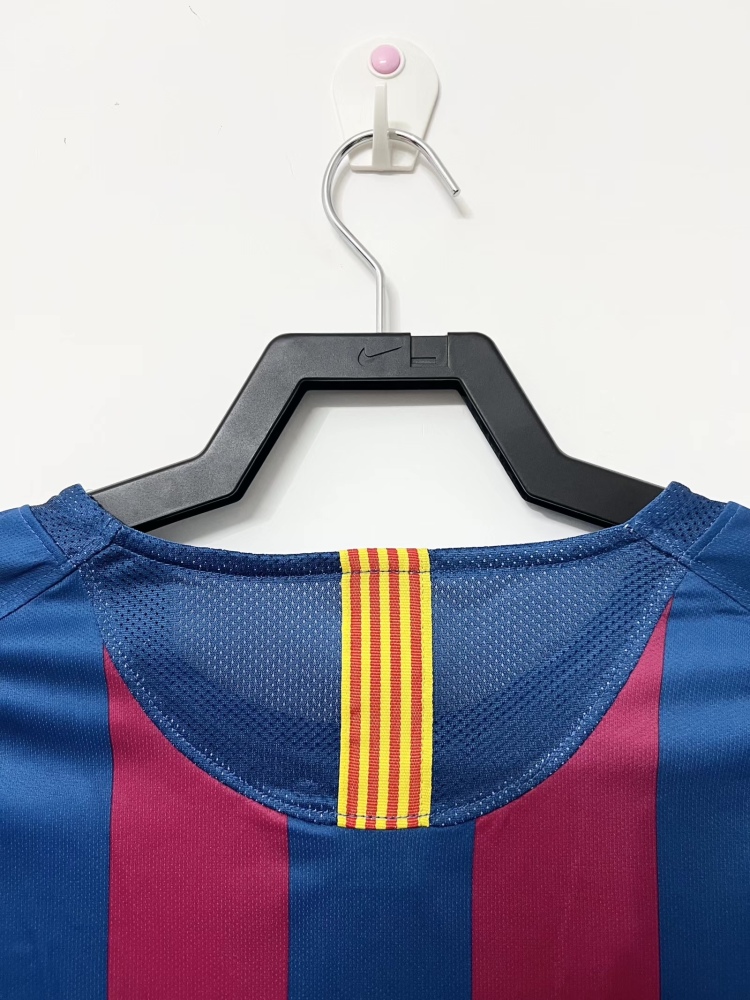 05∕06 Barcelona home Long Sleeve UEFA Champions League retro Fan version