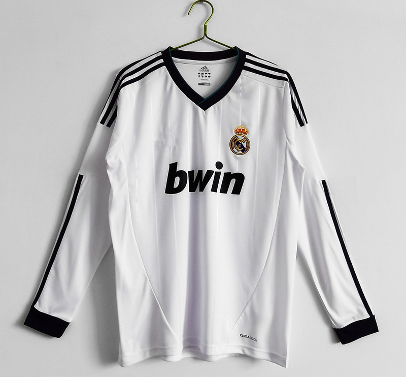 12/13 Real Madrid home long sleeve retro Fan version