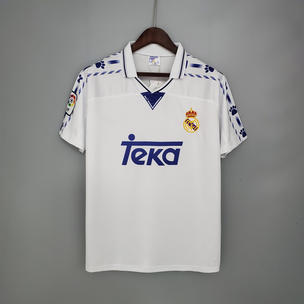 96/97 Real Madrid home retro Fan version
