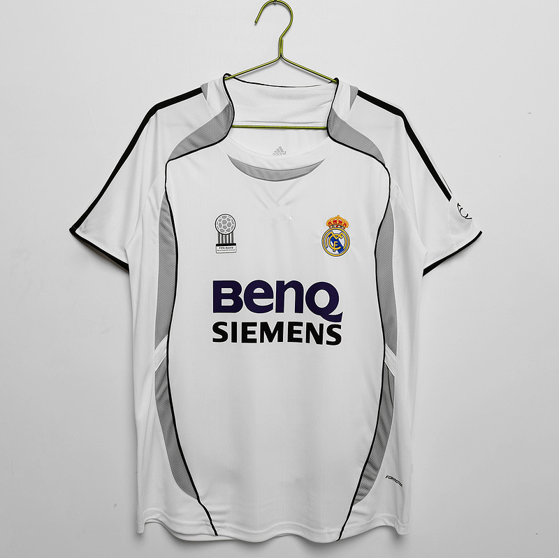 06/07 Real Madrid home retro Fan version