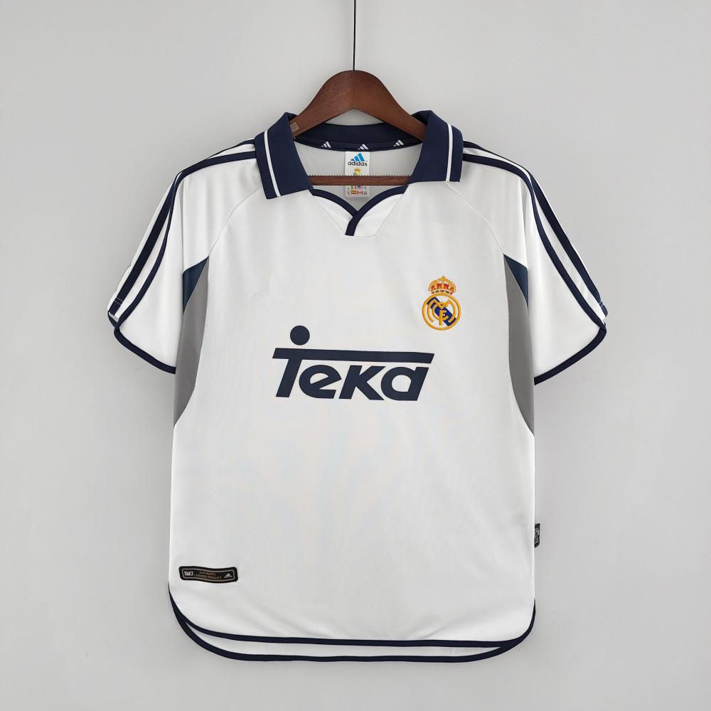 00/01 Real Madrid home retro Fan version
