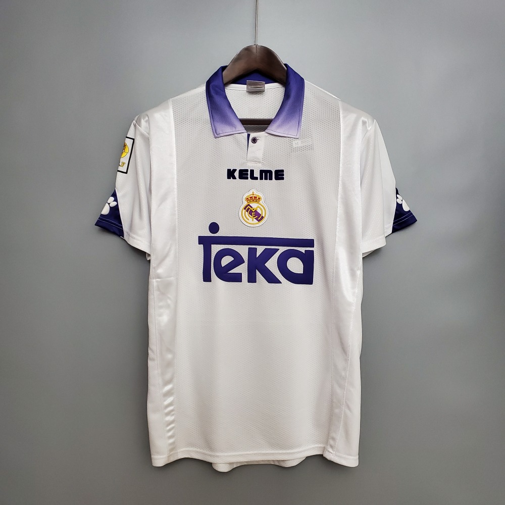 97∕98 Real Madrid home retro Fan version