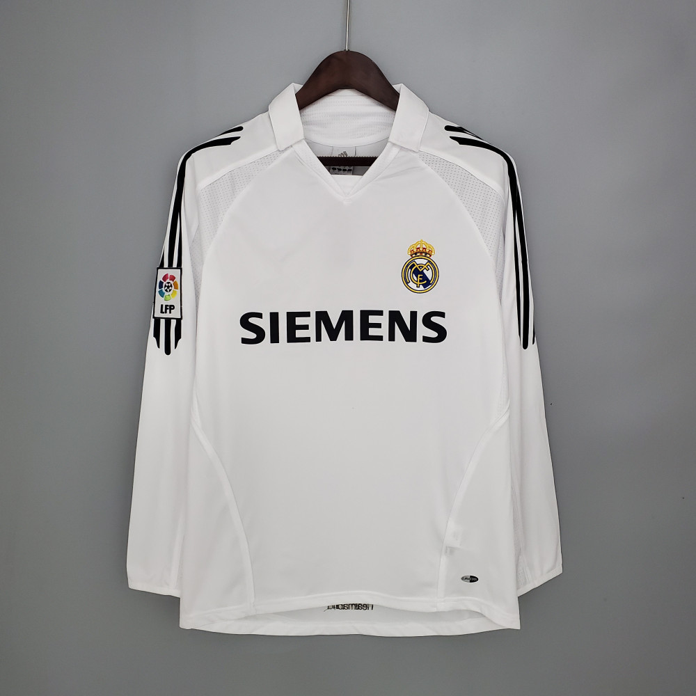 05/06 Real Madrid home long sleeve retro Fan version