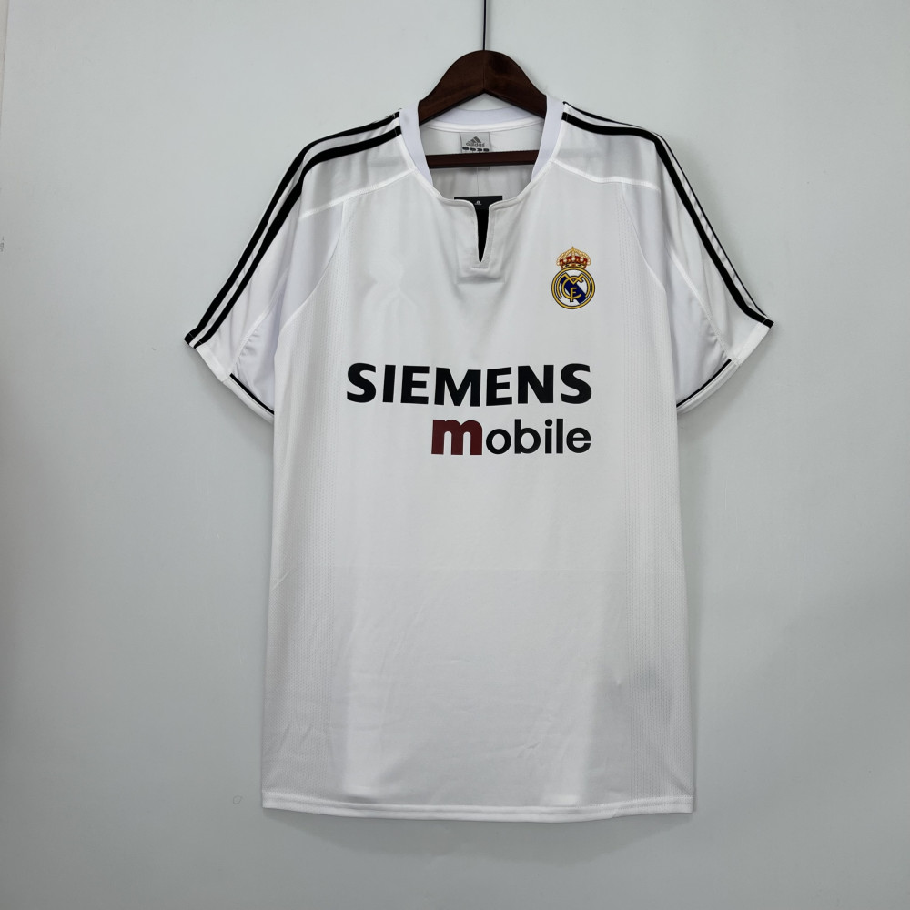 03/04 Real Madrid home retro Fan version