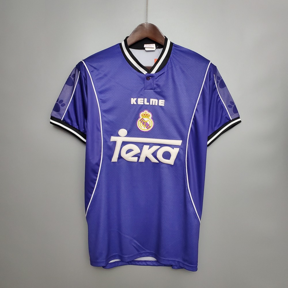 97∕98 Real Madrid away retro Fan version