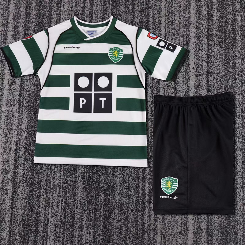 0103 Sporting CP home retro Kids kit