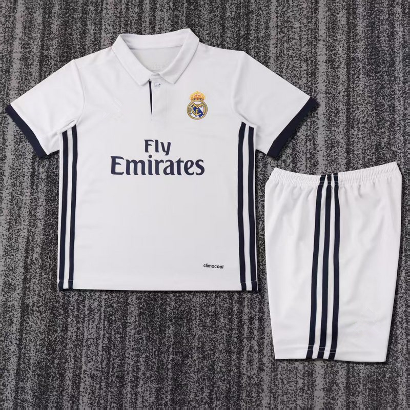 1617 Real Madrid home retro Kids kit