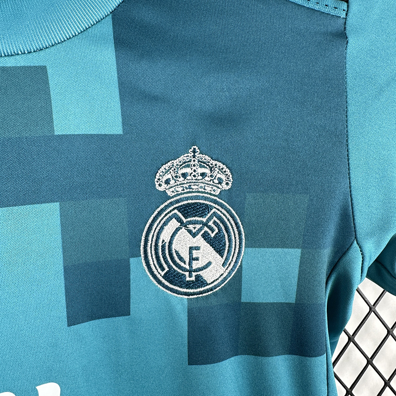 1718 Real Madrid third retro Kids kit
