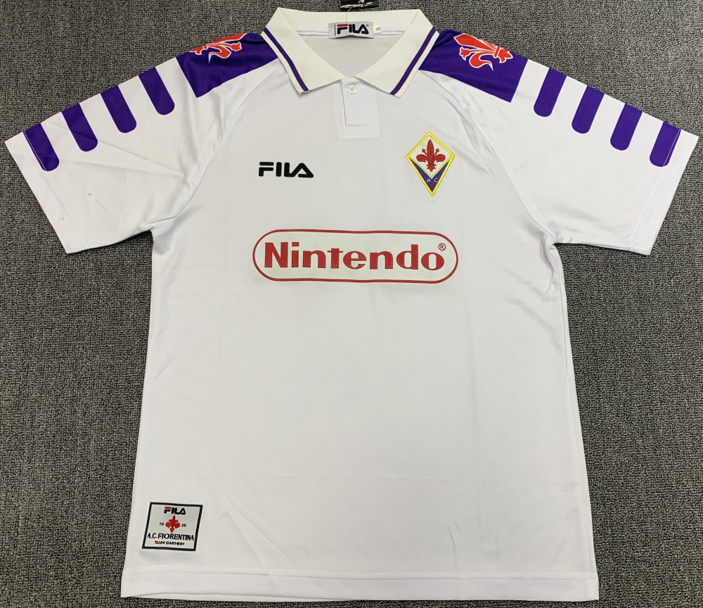 98/99 Fiorentina away retro Fan version