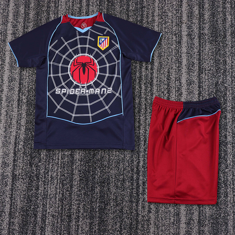 0405 Atletico Madrid away retro Kids kit