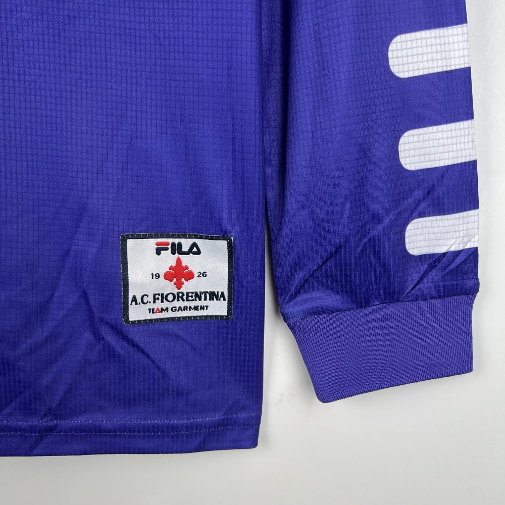 98/99 Fiorentina home long sleeve retro Fan version