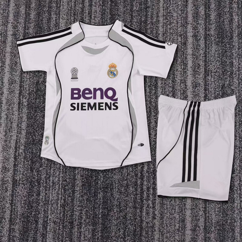 0607 Real Madrid home retro Kids kit