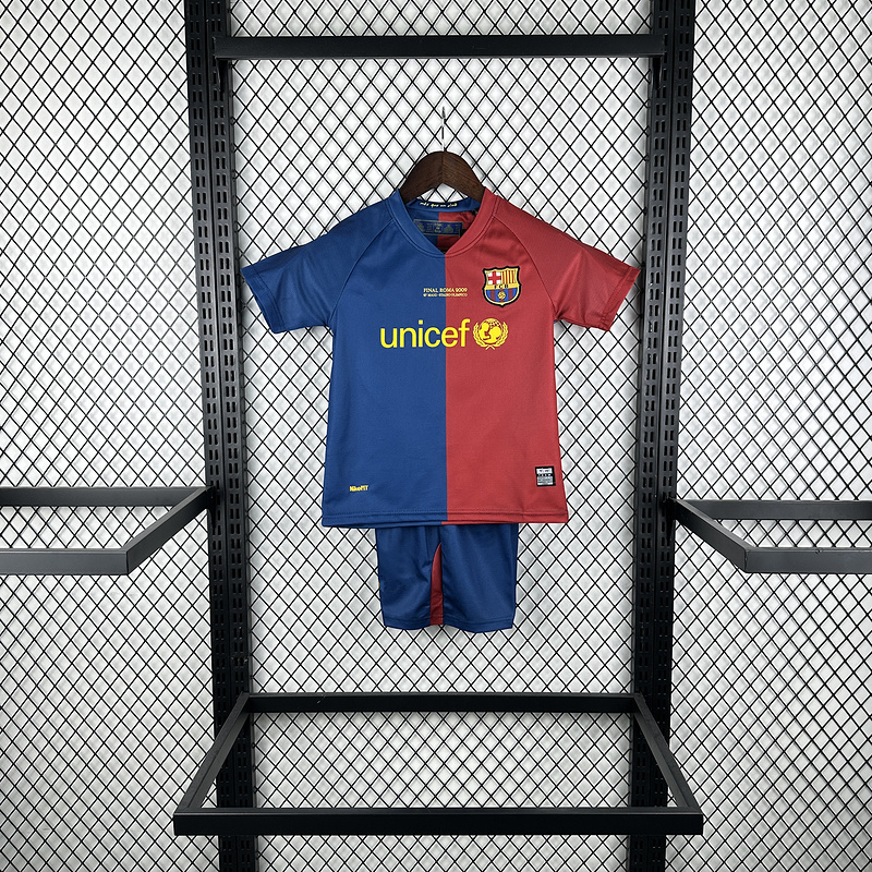 0809 Barcelona home retro Kids kit