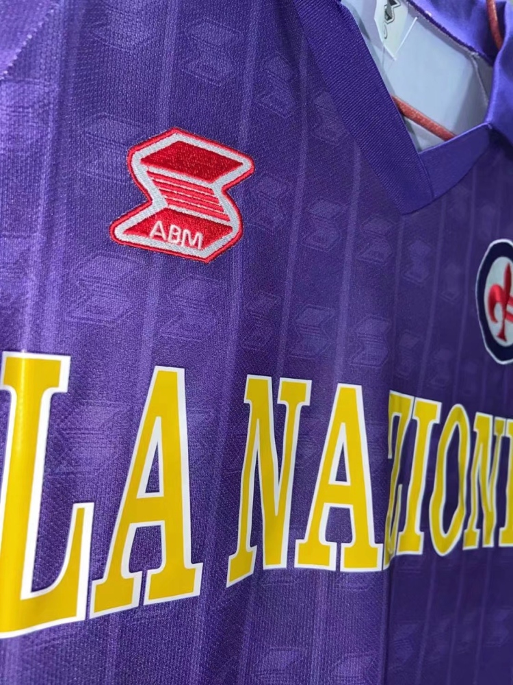 89/90 Fiorentina home retro Fan version