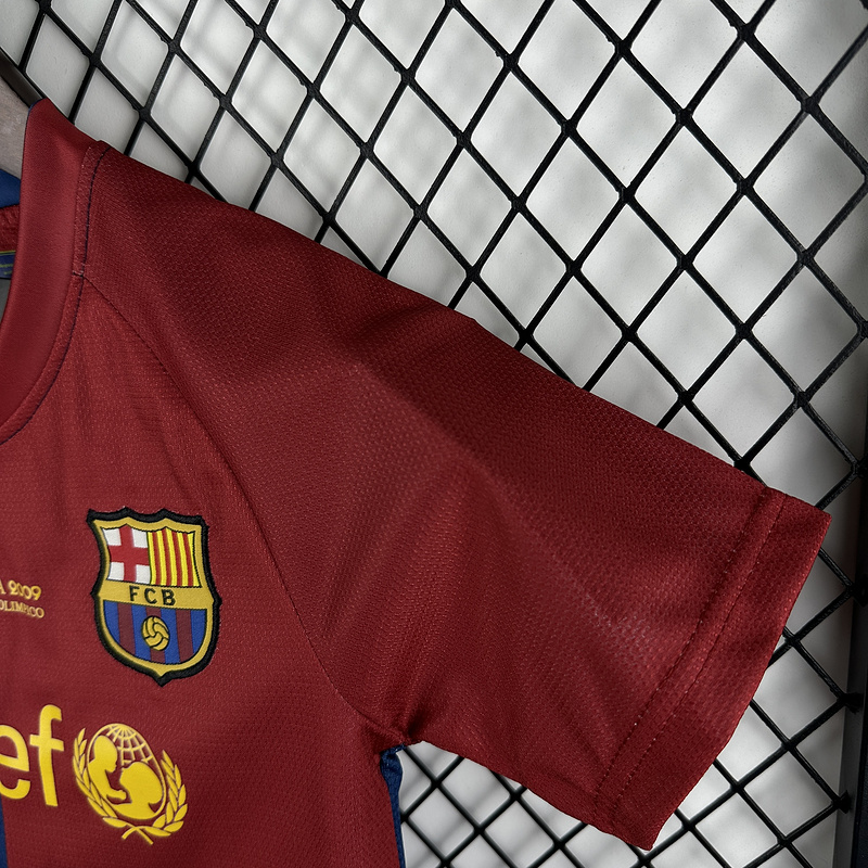 0809 Barcelona home retro Kids kit