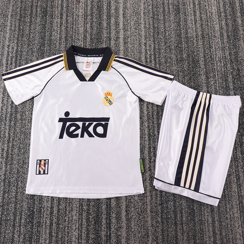 9800 Real Madrid home retro Kids kit