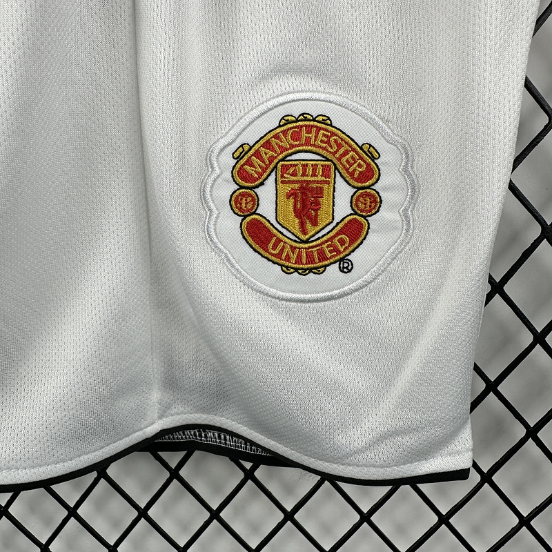 0708 Manchester United home retro Kids kit Long sleeve