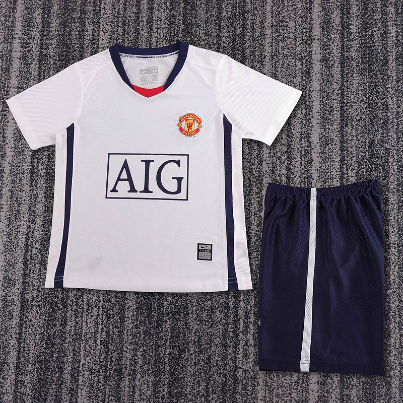 0809 Manchester United away retro Kids kit