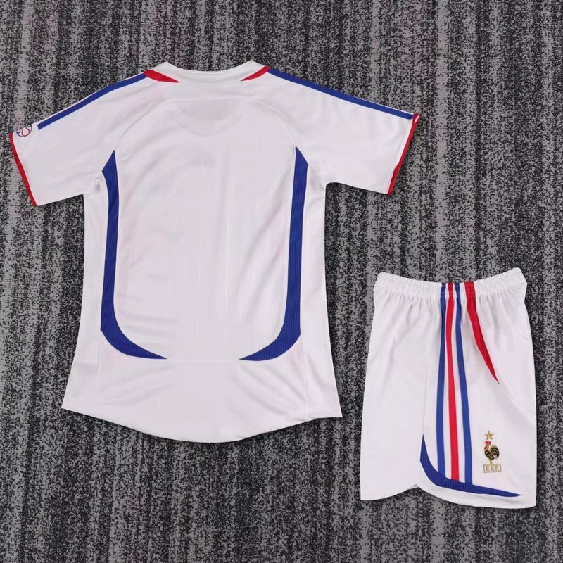 2006 France away retro Kids kit
