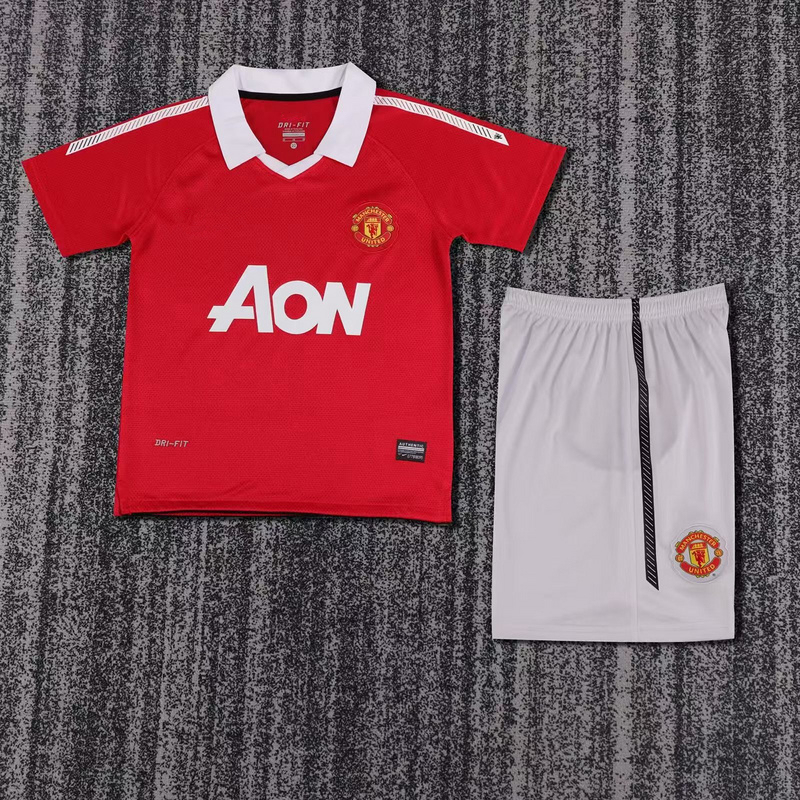 1011 Manchester United home retro Kids kit