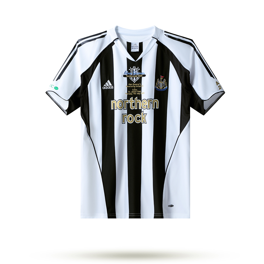 2006 Newcastle United SHEARER Testimonial retro Fan version