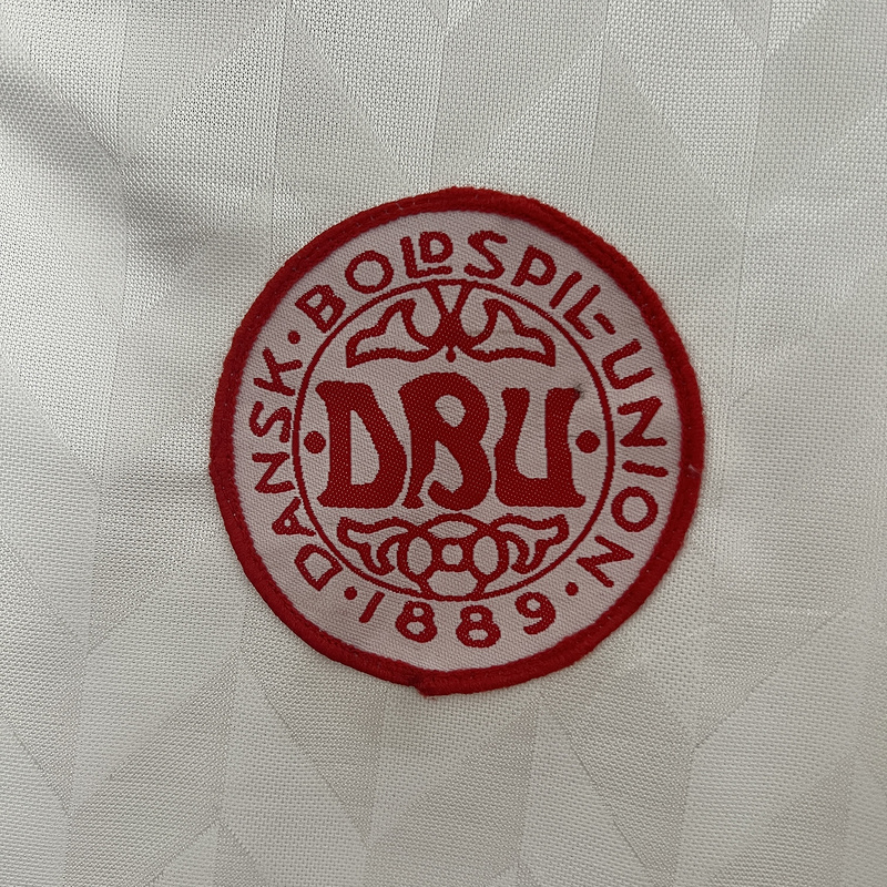 1988 Denmark away retro Fan version