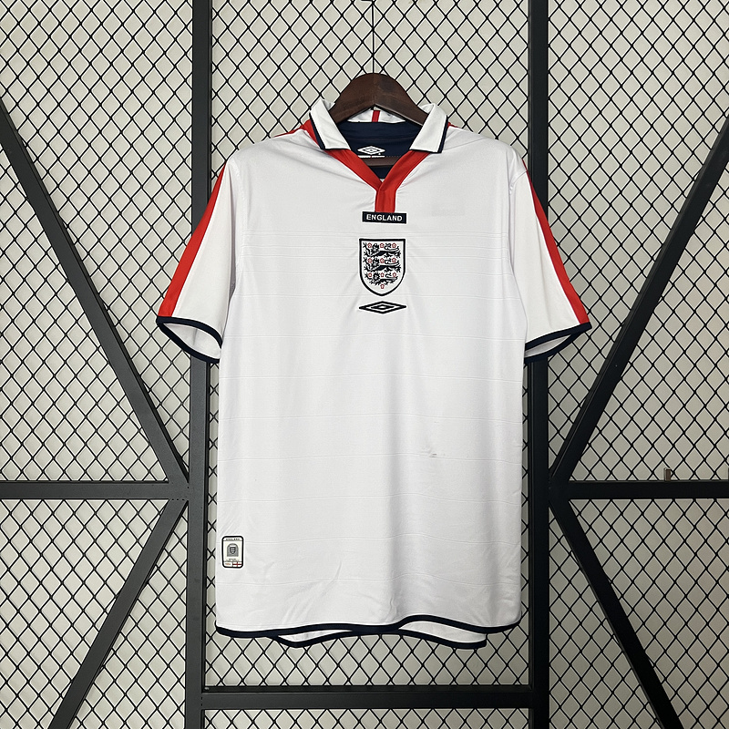 2004 England home retro Fan version