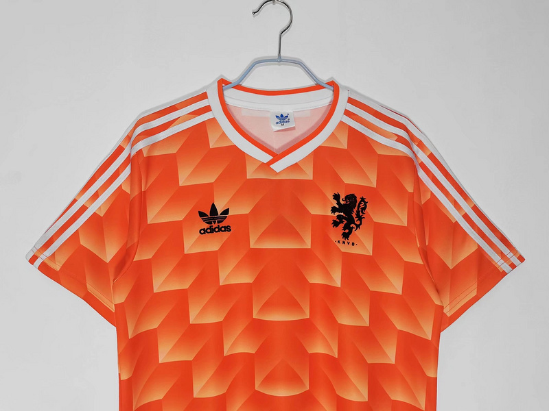 1988 Netherlands home (Training clothes) retro Fan version