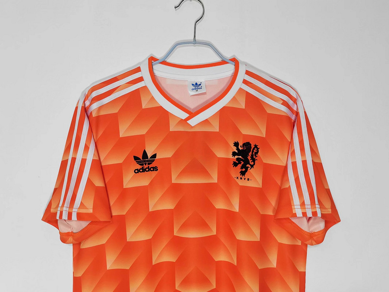 1988 Netherlands home (Training clothes) retro Fan version