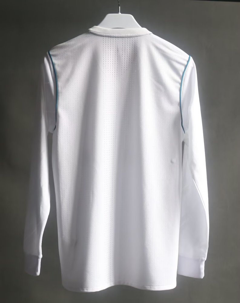 1718 Real Madrid home Long sleeve Retro Player version