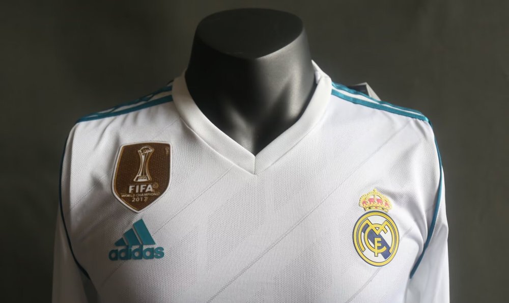 1718 Real Madrid home Long sleeve Retro Player version