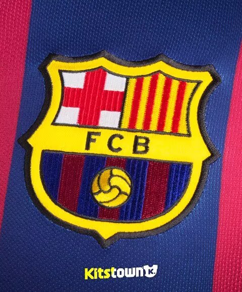 1415 Barcelona home Long sleeve Retro Player version
