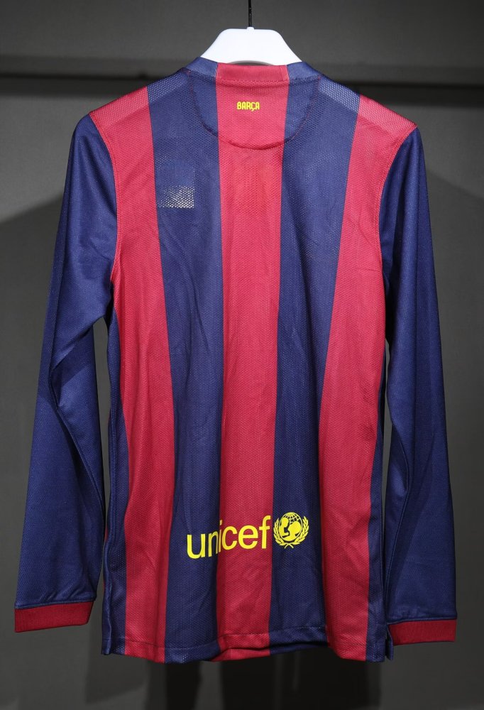 1415 Barcelona home Long sleeve Retro Player version