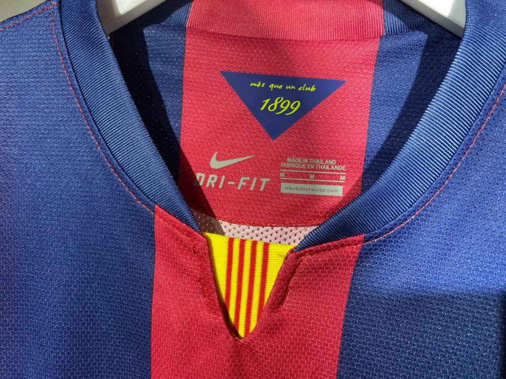 1415 Barcelona home Long sleeve Retro Player version
