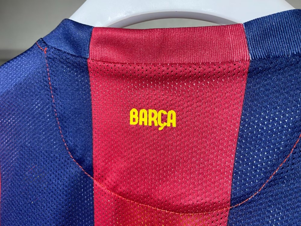 1415 Barcelona home Long sleeve Retro Player version